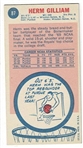 1969 Topps Basketball #87 Herm Gilliam - Cincinnati Royals RC